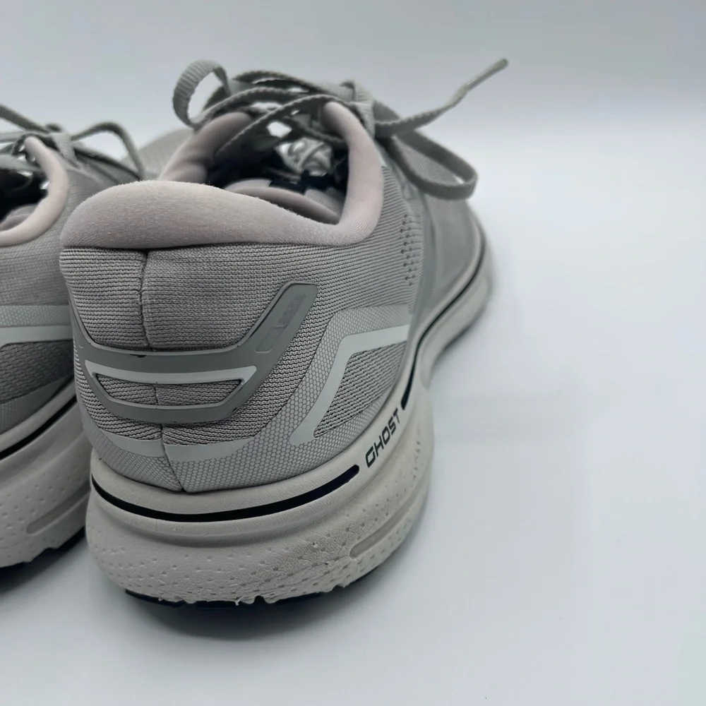 Brooks Ghost 15 Mens 14 Shoes Gray Running Walking Sneaker Gym 1103931D098